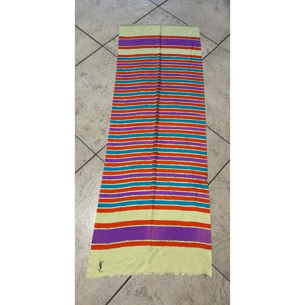 YSL Vintage‎ Silk Yves Saint Laurent scarf